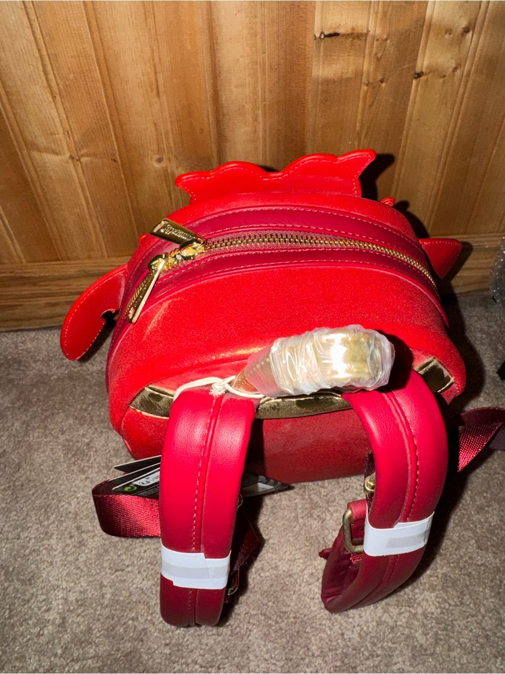 Mulan 25th Anniversary Mushu Glitter Cosplay Mini Backpack Loungefly - Picture 5 of 6